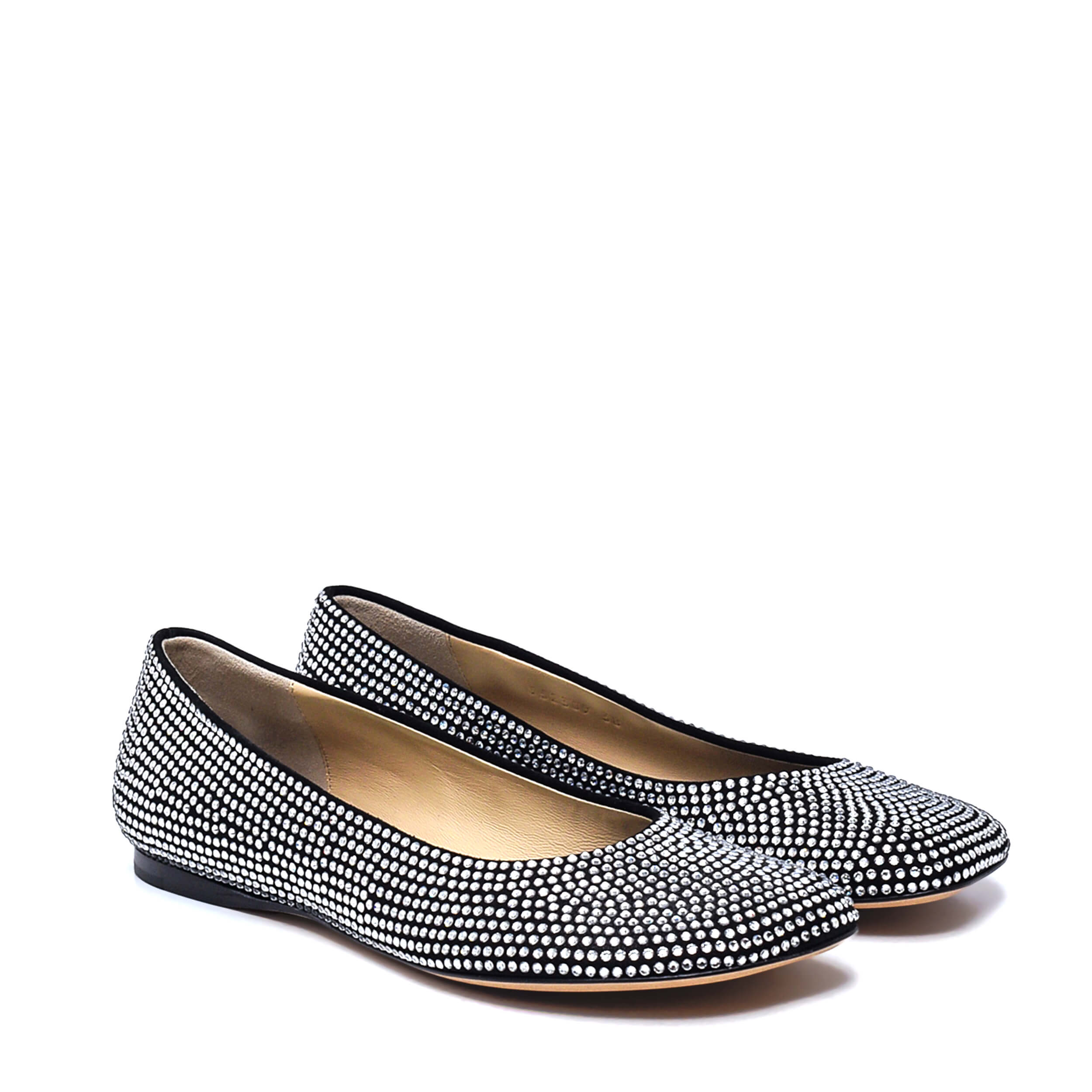 Loewe - Black Toy Crystal Embellished Ballet Flats /38